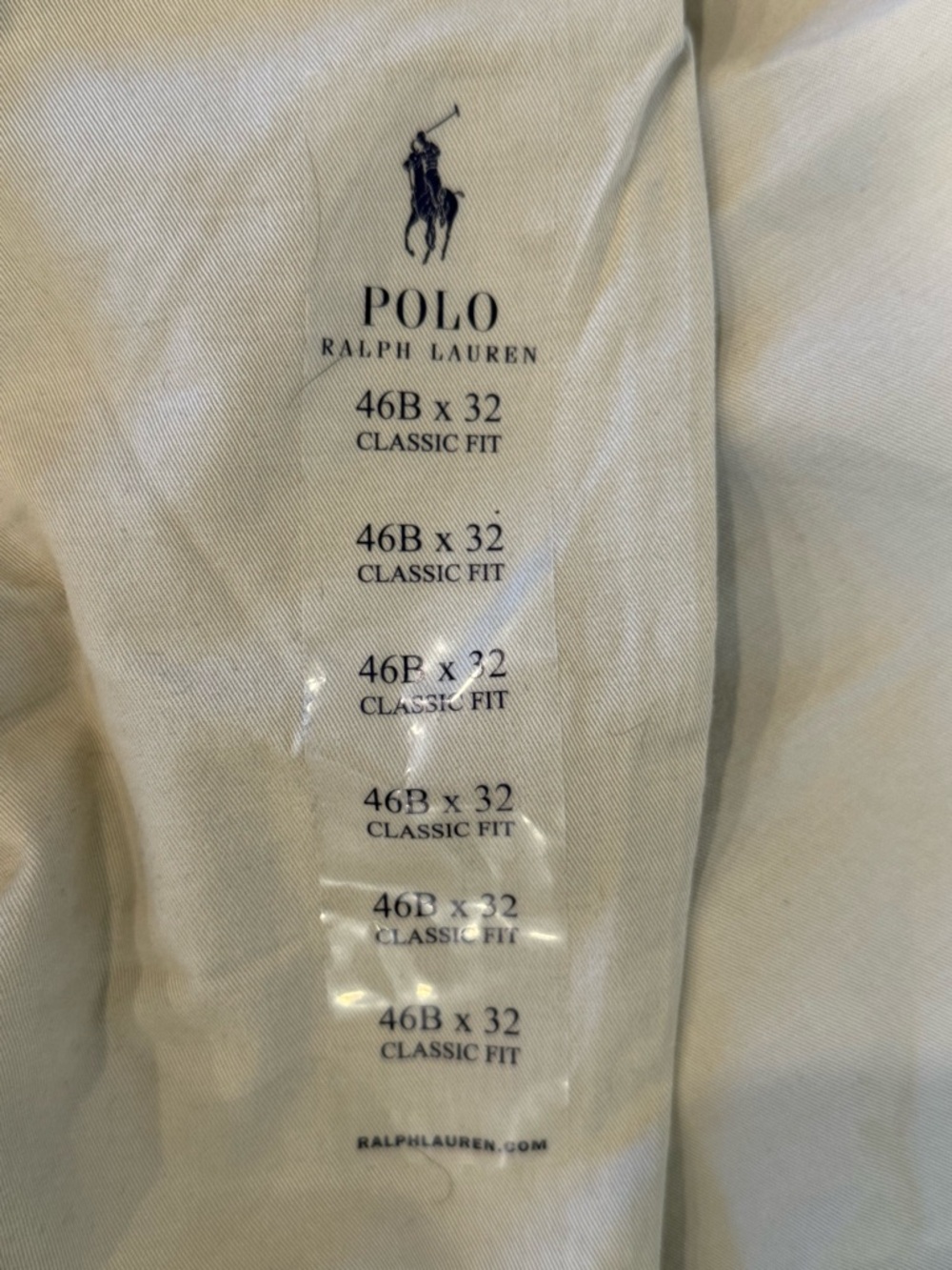 Ralph Lauren Tan Cotton Chino Pants - Picture 4 of 4
